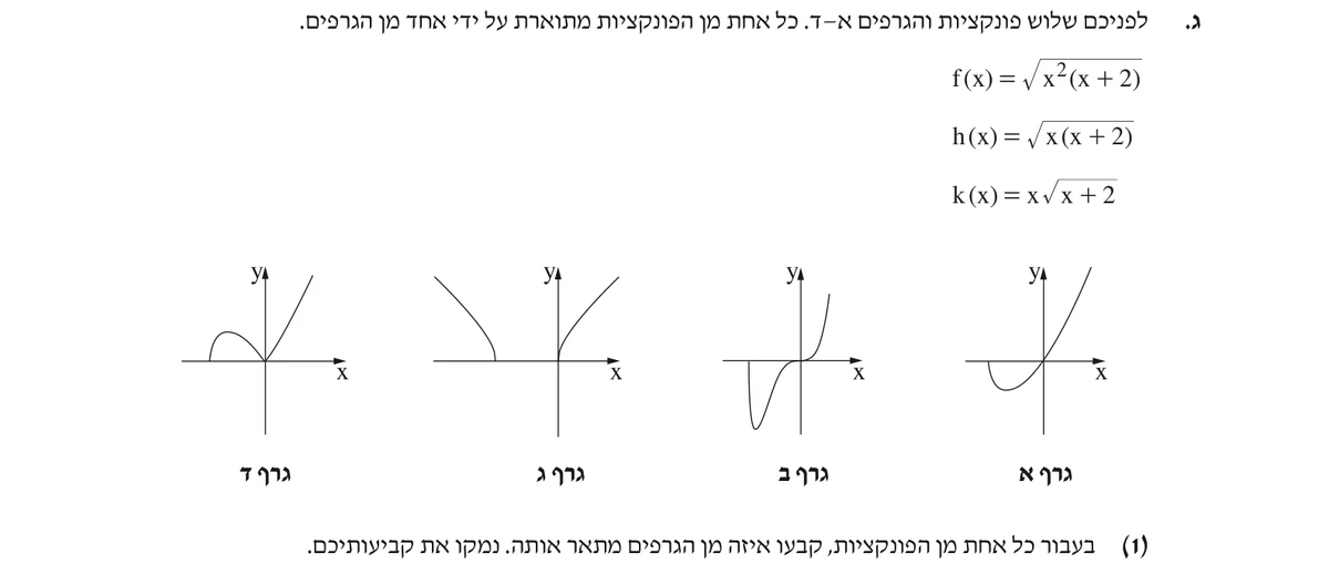 סעיף ג(1) בשאלון המקורי